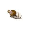 Vino Rails for wood walls, 1 bottle wine rack in gunmetal finish