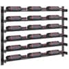 Evolution Wine Wall wall mounted metal wine rack system