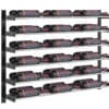 Evolution Wine Wall wall mounted metal wine rack system