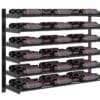 Evolution Wine Wall wall mounted metal wine rack system