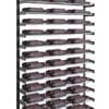 Evolution Wine Wall wall mounted metal wine rack system