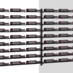 VintageView Evolution Wine Wall Wine Rack with Extension