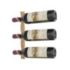 Support Hélix pour 3 bouteilles de vin