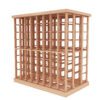 Table de dégustation vin Kit Rack en acajou