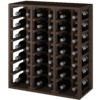 Casiers en pin noir pour bouteilles