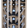 Présentoir à vin en coin