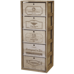 Tiroirs pour caisses de vin