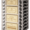 Rangement à caisses de vin en bois blanc