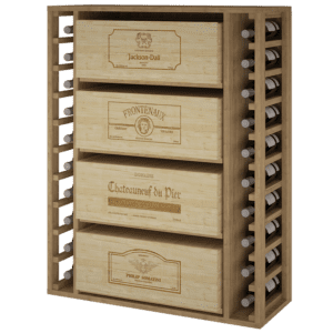 Rangement pour caisses de bouteilles