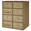Tablettes pour caisses de vin