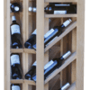 Présentoir à vin en coin