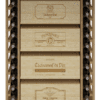Rangement à caisses de vin en bois