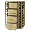Rangement pour caisses de vin