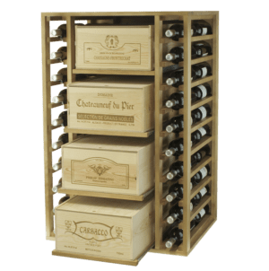 Rangement pour caisses de vin