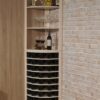 Range-bouteilles en coin extérieur