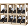 Présentoir de bouteilles double