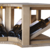 Présentoir de bouteilles en coin