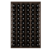 Casiers en bois pour bouteilles noirs