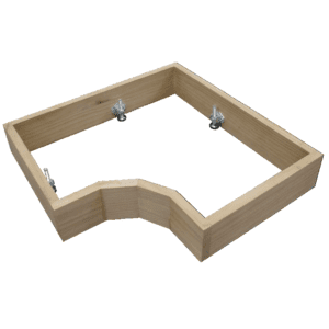 Base pour casier à vin en coin
