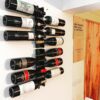 Trincadeira VinoGuard Support à bouteilles mural en métal (18 bouteilles) – Image 9